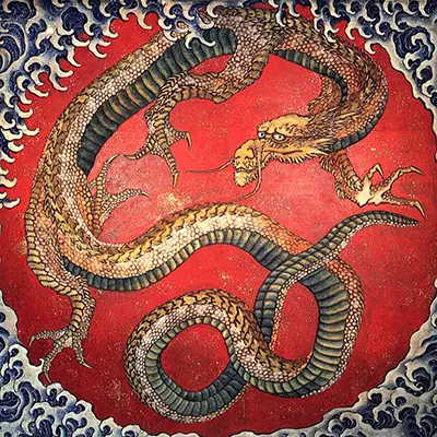 Dragon Hokusai